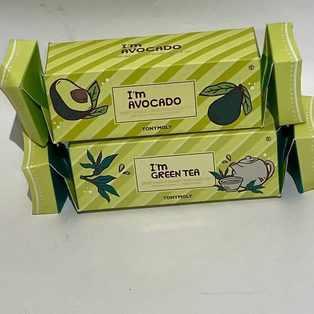 Tomy Moly‎ Green I'm Avocado I'm  Green Tea Sheet Mask & Hand Cream Box Set
